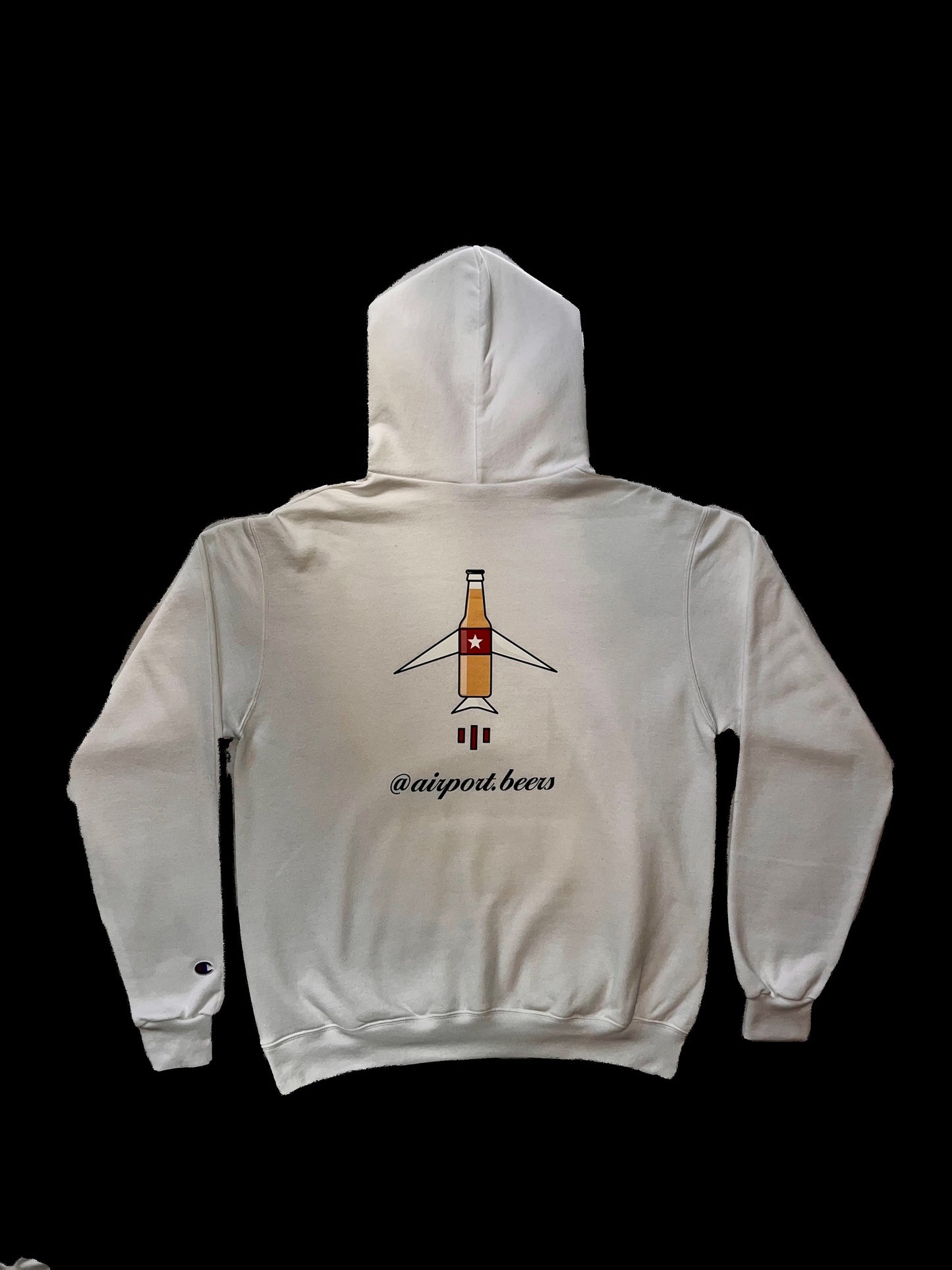 Champion Logo Hoodie - White